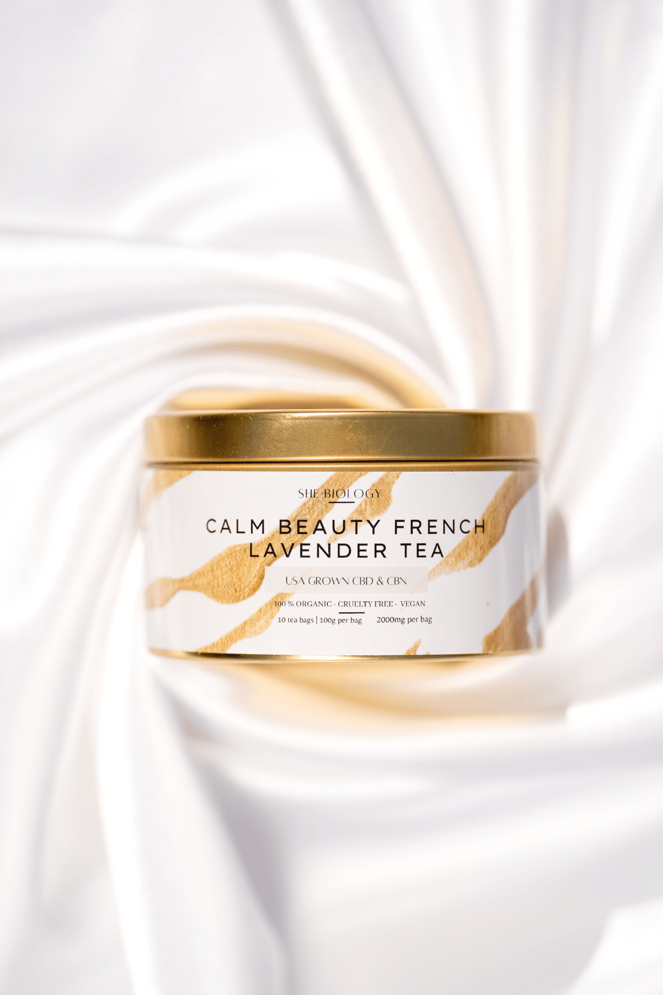Calm Beauty French Lavender Tea - She Biology Skincare