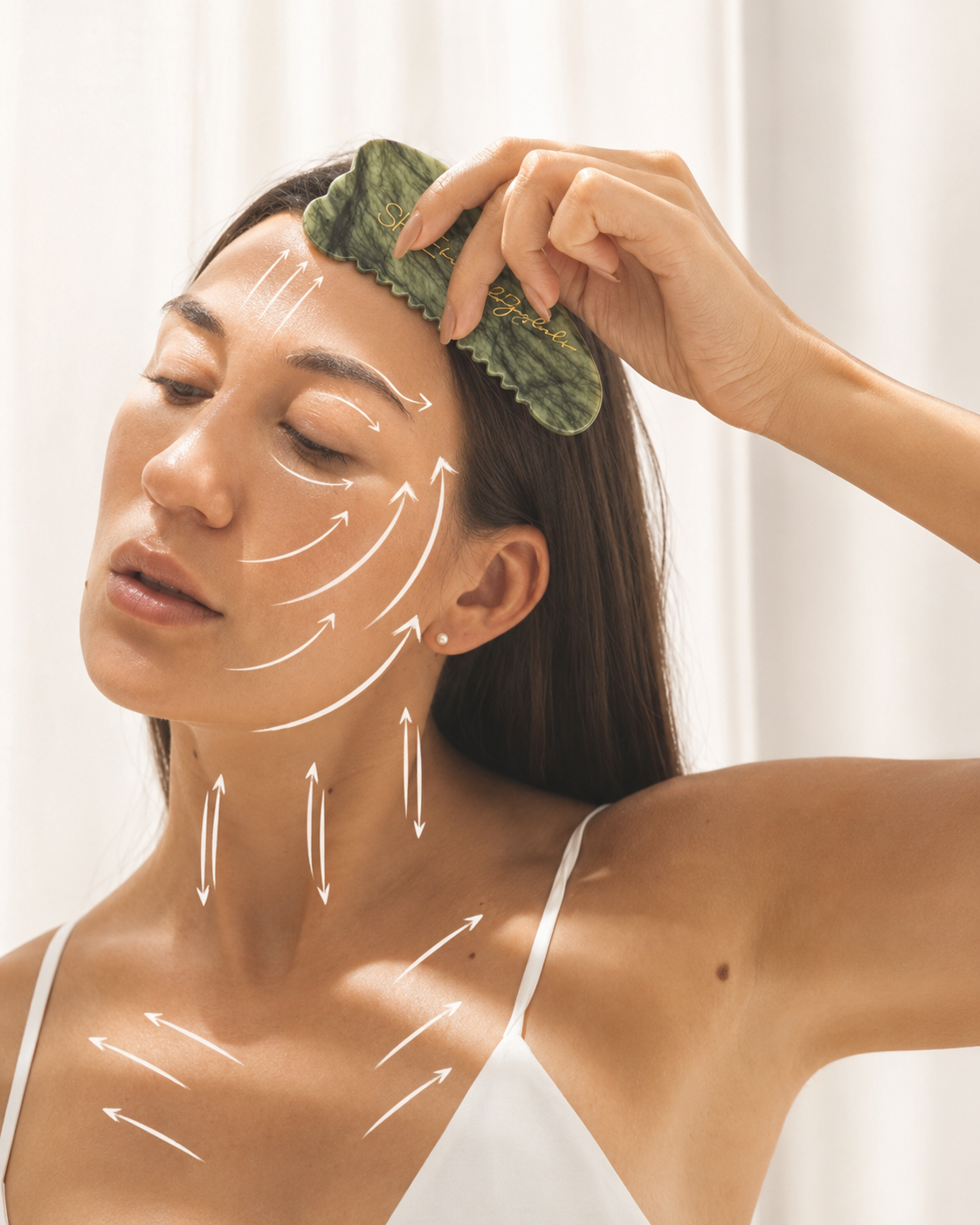 Body &amp; Face Large Jade Gau Sha Tool