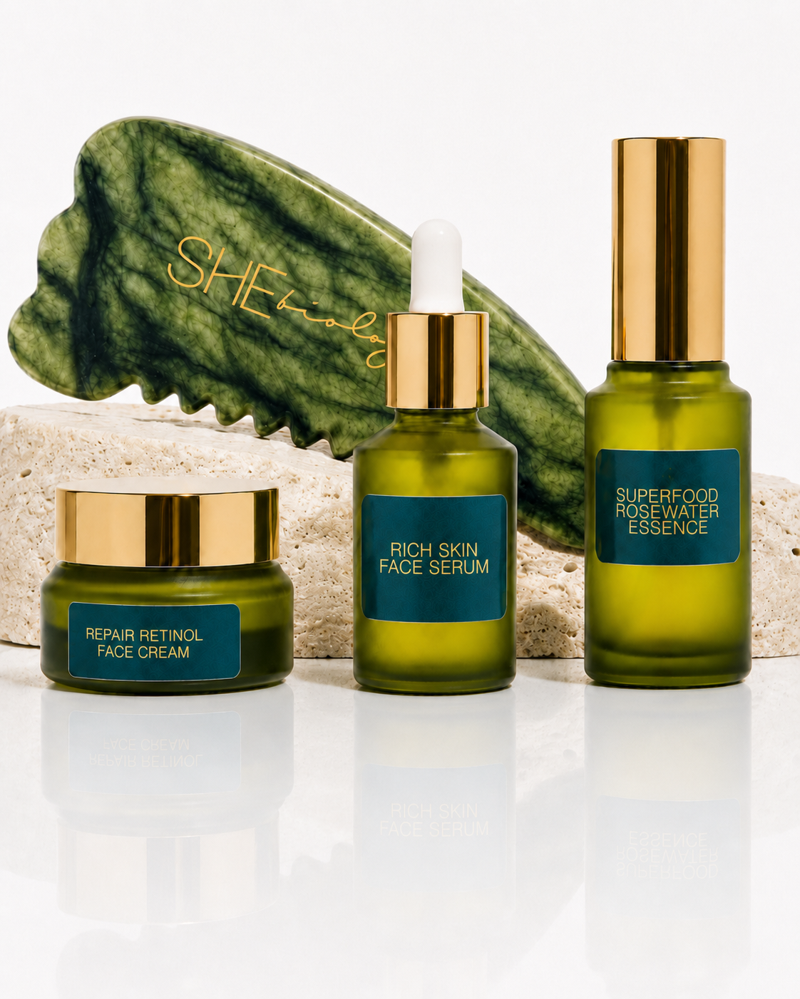 Clove Skincare Collection – Full Set/ w Gua Sha
