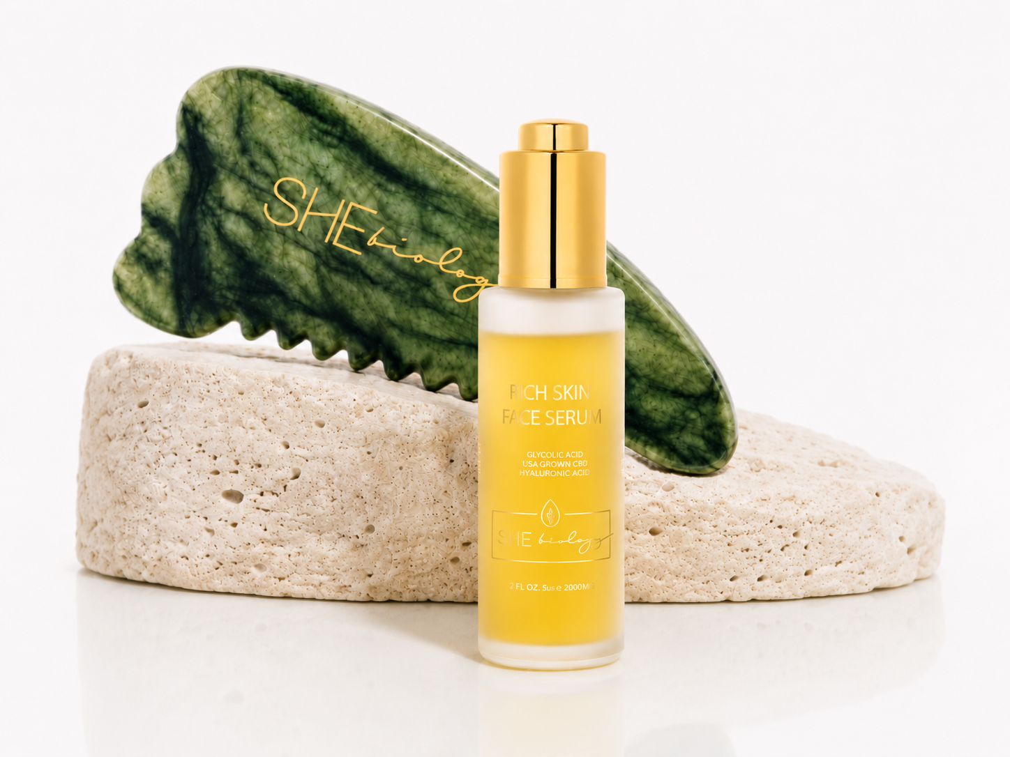 Rich Skin Face Serum / w Gua Sha