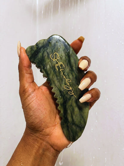 Body &amp; Face Large Jade Gau Sha Tool