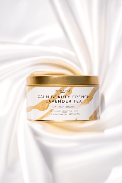 Calm Beauty French Lavender Tea - She Biology Skincare